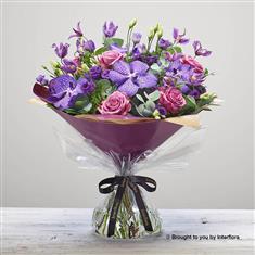 Midnight Purples Hand-tied Large